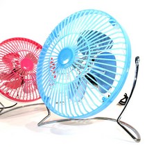 저소음 7인치 usb선풍기/탁상용 미니선풍기 360도 회전 각도조절, 랜덤