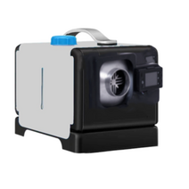 12/24/220V 무시동히터 캠핑용 차박 온풍기 이동식 알루미늄 저소음 신형 캠핑카 텐트, 송풍구1구, 스노우 화이트(12V/24V/220V 겸용)