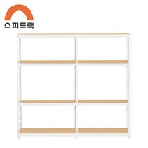 스피드랙 조립식 창고 대형 앵글 철제선반 1700 x 300 x 1800 4단, A형 900+800, 화이트