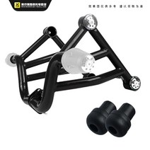 TNT125 베넬리 범퍼 앞가드 튜닝 파츠 드레스업, 블랙 가드+ 블랙 고무헤드