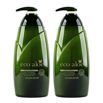 로제 에코퓨어 알로에 헤어 샴푸, 760ml, 2개