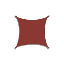 티피텐트 경량티피텐트 그늘막텐트 420D 방수 천막 차양은 야외 정원 해변 캠핑 마당 수영장 텐트 차양 4x5m 에 적합합니다, Rust red+2x3m