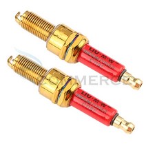 오토바이 부품 HJ125T-8/HS125T 오토바이 엔진 액세서리 CR8E/A7 확장 스레드 세라믹 점화 플러그에 대 한, 01 2 pcs