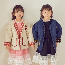 남녀공용 리버시블 양면 뽀글이 퀼팅점퍼