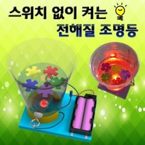 스위치 없는 전해질 조명등 (5인용) 조명등 만들기 교구 과학 초등학교