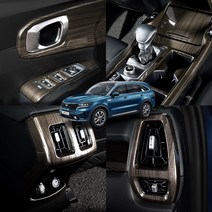 RST 4세대 쏘렌토MQ4 전용 실내외 카본몰딩 수전사 윈도우스위치 기어박스 트렁크가드 프론트범퍼, MQ02 내부도어(시트메모리X)-다크브라운우드