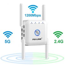 5g wifi repeater wifi 증폭기 5ghz wifi long range Extender 1200m 무선 wi fi 부스터 홈 wi-fi 인터넷 신호 증폭기, 나는 플러그, 2.4g 5g 1200m 흰색