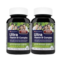 비타민B 컴플렉스 B1 B2 B6 B12 비타민 비 B군 영양제 활력 수용성 캐나다 직수입 완제품, 2통