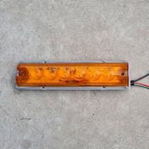 화물차 LED 옆면등 측면등 배광통과 윙바디 트럭 탑차 6구 옆면 표시등 사이드 차폭등, LED 6구 옆면등