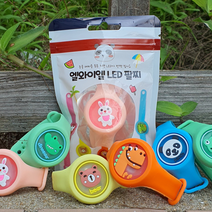 믿추 LED 썸머 팔찌 PACK형 / 한글판 패키지 / 한달 내 생산 / 단독 KC인증 / 당일발송 / 어린이집 답례품, 10g, 6개