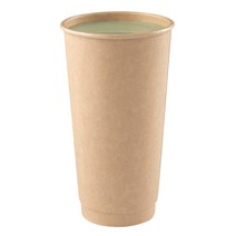 Restaurantware RW Base 118.3ml(4온스) 친환경 음료 컵 무표백 종이컵 50개 - 단일 벽 인공 염료 없음 갈색 종이 재활용 가능한 커피 컵 누출 방, 50_4 ounces