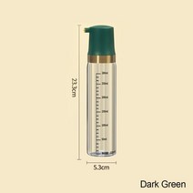 분사력 좋은 스프레이 오일병 밀폐그릇 요리사 전문가 330ml 유리 그릇 바베큐 올리브 오일 디퓨저 주방 디스펜서 병 물총 용기 식초 간장 연료 주입 냄비, [01] Dark Green, 01 Dark Green