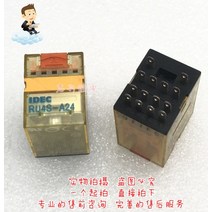 전기 릴레이릴레이 IDEC RU4S-A24 24VAC 14 피트 4 열림 닫힘 6A 2 개-1 개, 한개옵션0