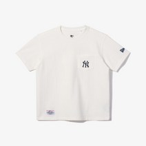 [AK PLAZA] [뉴에라키즈] MLB 홈 치어링 파티 스낵 뉴욕 양키스 팝콘 티셔츠 화이트 (13697582)