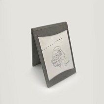 365W404ACE 테이블 메뉴판 모던그레이 메뉴꽂이 안내판 게시판 아크릴꽂이 회전아크릴 3단아크릴 메뉴북 투명 투명4p 식당 카페 고급 제작 간편 디자인