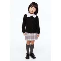 H&M 파인니트 가디건 블랙 0997758003 163494