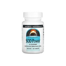 Source Naturals SOD Power 250 mg 60 Tablets Dairy-Free Egg-Free No Artificial