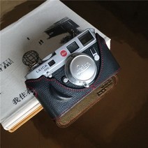 정품 가죽 가방 바디 케이스 Leica M2 M3 M4 M6 M7 MP 미끄럼 방지 핸들 보호 슬리브 박스 수공 사진 카메, 10 09
