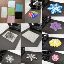 수입 스노우보드 스텀패드 스킨 로고 겨울스티커 꾸미기, 눈송이3 투명