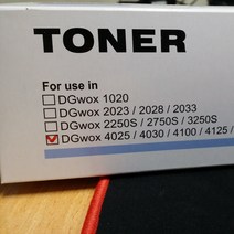 신도 DG WOX 4025 4030 4033 4100 4125 4200 4200G 4300 토너 비정품토너, 1개, 검정