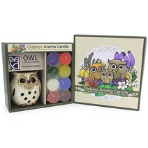 [다올]더허브샵 올레비엔 미소 부엉이 캔들세트 (2종)