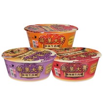 대만우육면 만한대찬 컵라면 2개 마라우육면/홍샤오우육면/진미우육면, 홍샤오우육면x1 + 진미우육면x1