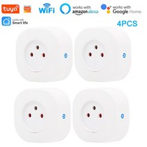 전동대패 이스라엘 플러그 Tuya 스마트 홈 16A WiFi 전원 소켓 USB 충전 콘센트 타이밍 음성 컨트롤 Alexa Google Assistant, [05] Israel Plug A5