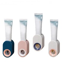 호쿠호니 치약디스펜서 데일리짜개 자동 튜브 자동 링거 핸드크림, 화이트네이비