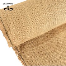 린넨원단 린넨 천 빈티지 원단 QUANFANG 5050 # 자연 환경 황마 패브릭 리넨 DIY 수제 식탁보 스토리지 가방 크리스마스 장식 50x16 0 센치메터개, 1 piece 40cmx30cm