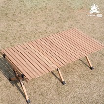 캠핑지구 감성 캠핑 우드 롤테이블 L XL 너도밤나무, & 본상품선택