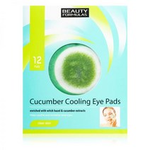 뷰티 포뮬라s Clear 스킨 커컴버 Cooling 리제너레이팅 마스크 눈부위, 12 pc