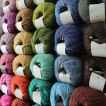 Rowan 펠티드트위드 Felted Tweed DK 영국수입실 로완실 트위드실 뜨개실 40컬러 배색뜨기 요크스웨터 탑다운 니트카페, 157 카멜 camel