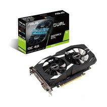 에이수스 지포스 GTX 1650 Overclocked 4GB Dual Fan Edition VR Ready HDMI DP 1.4 DVI 그래픽카드 GTX1650 O4G, Graphic Card