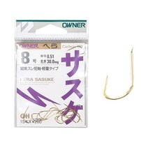 오너 헤라사스케 금침 붕어바늘 붕어낚시바늘 No10833, 8호