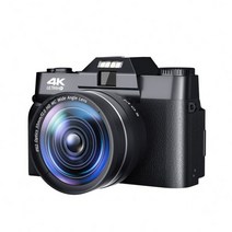 4k캠코더 미니캠코더 캠코더대여 소형 레트로 캠코더 2 PCS 48MP 디지털 사진 카메라 3 