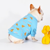강아지 맛있는치즈 맨투맨 티셔츠 M-4XL 소형견 중형견 프렌치불독 퍼그 보스턴테리어 가을 외출복 옷