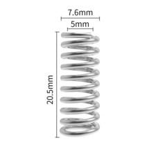 킹룬 KINGROON-피더 스프링 압출기 3D 프린터 부품 Ender 3 Pro CR10 MK2A 용 레벨링 50 피스, [04] Extruder spring