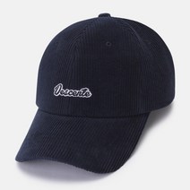 [데상트] M 모자 UQC SN323HCP90-NVY 코듀로이 볼캡 / NVY0, 사이즈:FREE