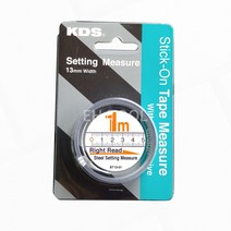 KDS 접착줄자 1M 붙이는줄자 ST13-01BPS 작업대 미싱 책상