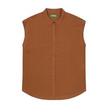 2-1 베네통 Pocket sleeveless blouse_5SF05QCM503C5SF05QCM503C