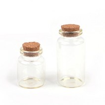 5개 향신료 보관 코르크 마개 소형 유리병 정향가루 이탈리안레스토랑 황설탕 양념병 맛소금, 30x40mm