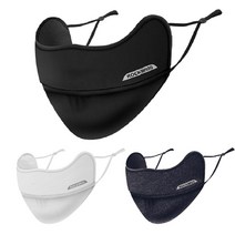 락브로스 KZ002 스포츠 마스크 자외선 차단 간편하고 편안한 착용감, 화이트