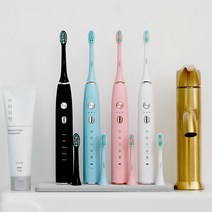 식스비 듀얼케어 음파 전동 칫솔, 듀얼케어_화이트