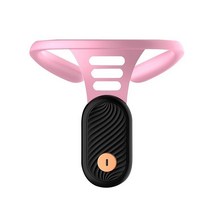 전기 목 경추 마사지기 진동기 초음파 림프 진정 자세 교정 바디 쉐이핑, 05 Pink 1
