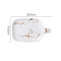 골드 대리석 유약 세라믹 파티 식기 세트 도자기 아침 식사 접시 요리 국수 그릇 커피 잔 수프 그릇 드롭 선박, B 2