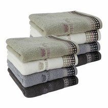 송월 카운테스마라 그래픽스40 세면타월, 색상:진회색