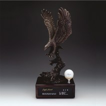 E163 _ 크리스탈 금속 주석 청동 독수리 이글 알바트로스 트로피 기념패 상패 골프 이글패 eagle albatross, 청동독수리, 1개