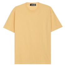 [파파브로] 남자 데일리 기본 무지 반팔티 SO-TSH-SO1-옐로우