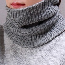 K2 니트넥워머 겨울 방한 넥워머 목토시, 그레이