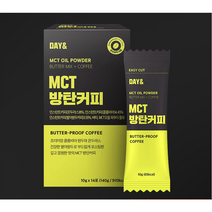 코코넛 추출 건강한 MCT오일 황토농원 데이앤 방탄커피 디카페인14포2박스묶음 택1, 디카페인커피14개 2묶음